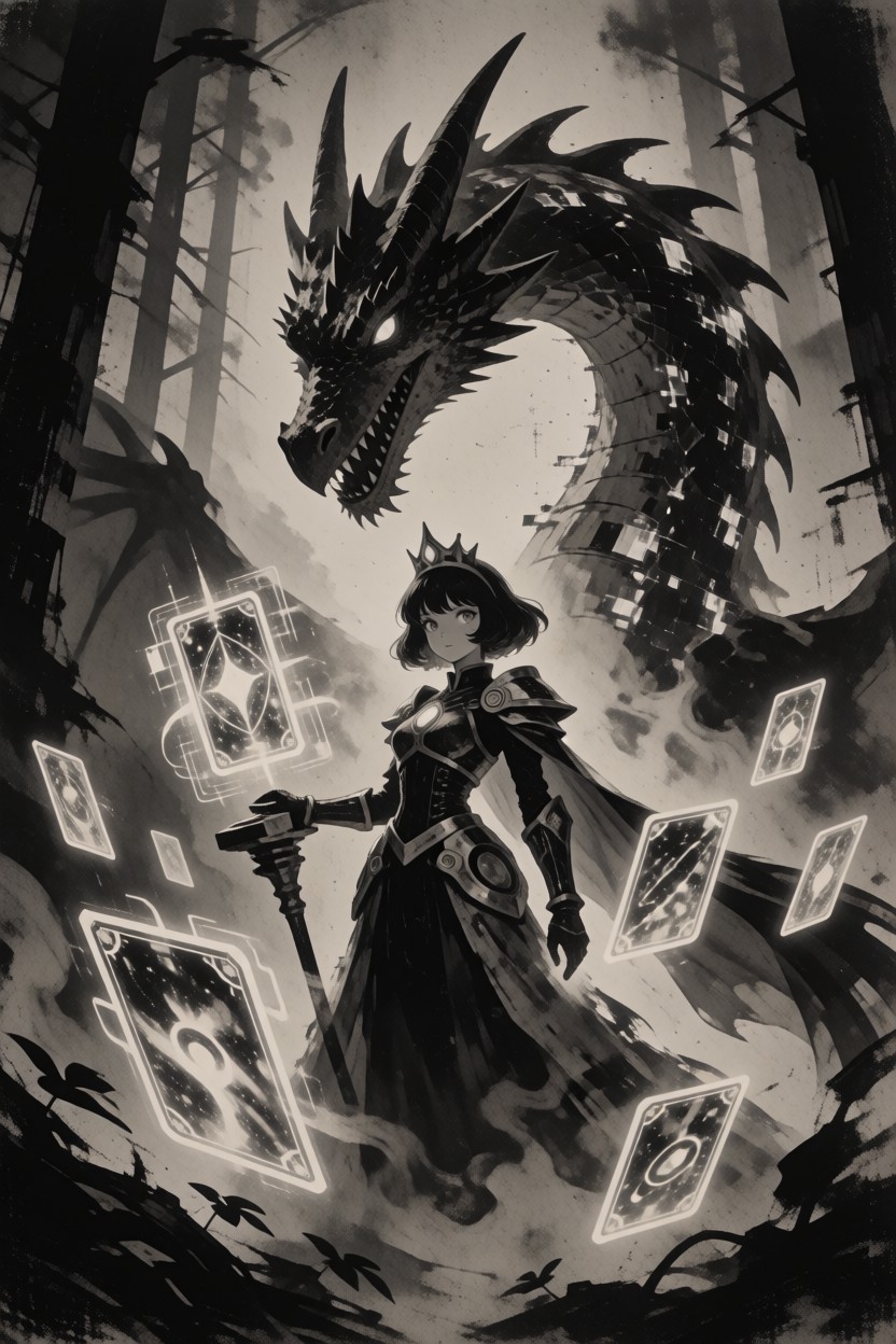 Neon Forest Dragon Princess