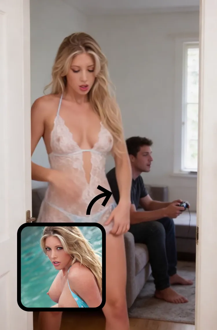 Seductive Gamer Distraction
